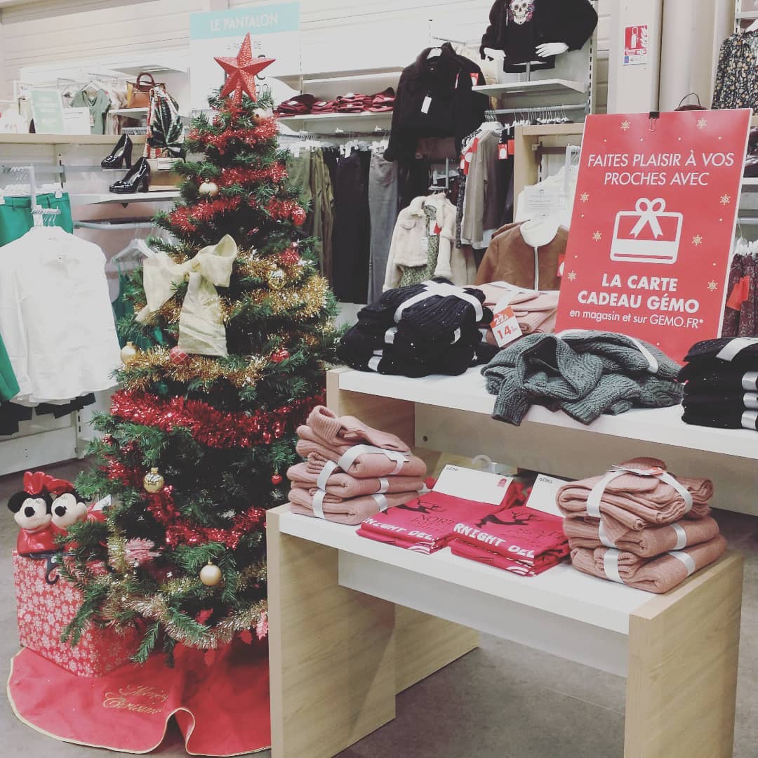 Des cadeaux mode par milliers chez @gemo_officiel 🎄🎁👚👗
