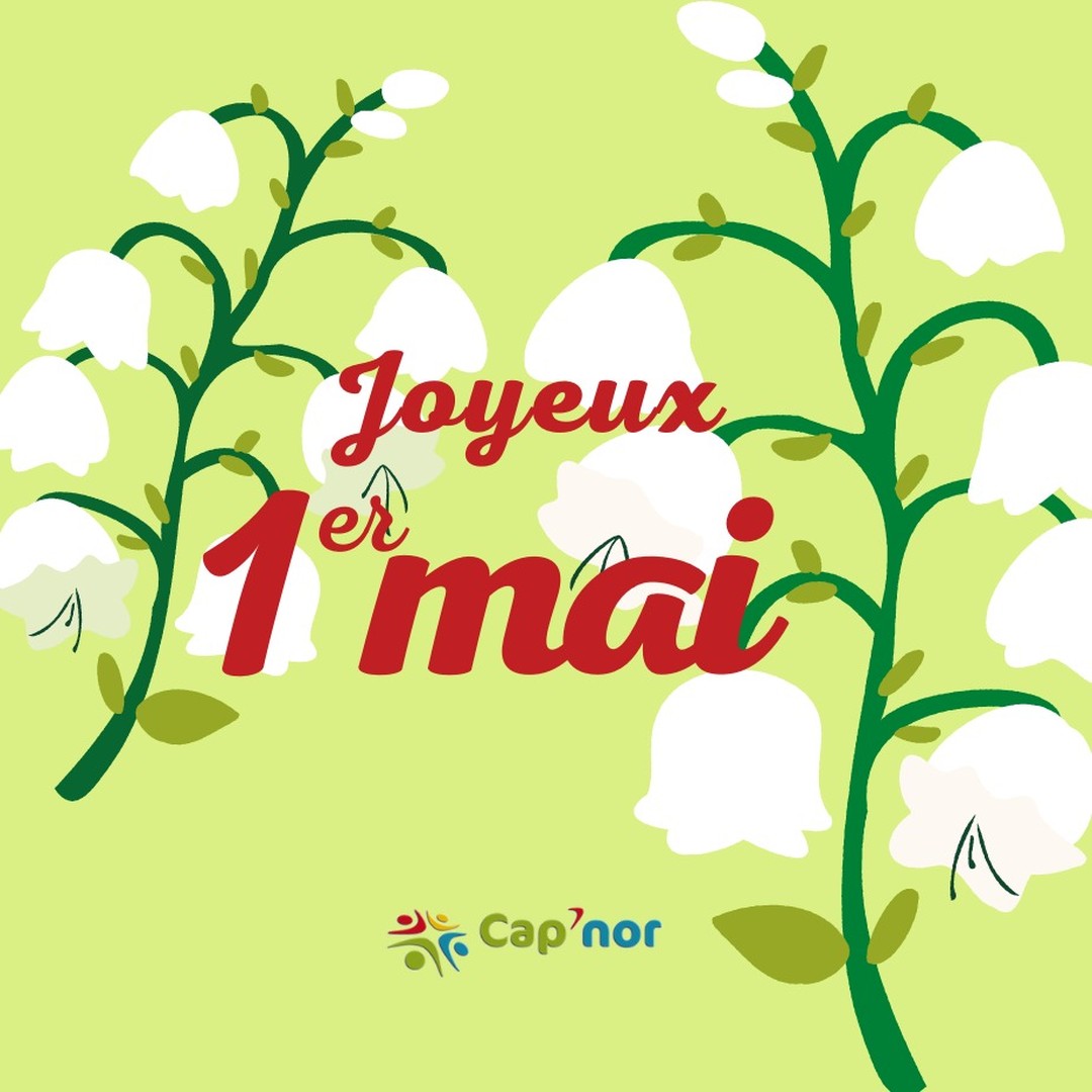 Les commerçants Cap'Nor vous souhaitent un très bon 1er mai 2022 et une belle fête du travail !
Dommage que cela tombe un dimanche...🛌
#1ermai #capnor #jourférié #aquandunemoticonmuguet