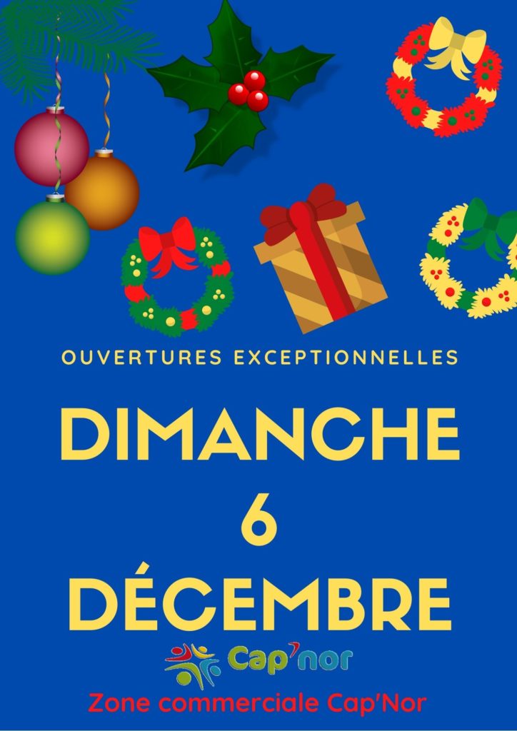 Ouvertures de décembre 2020
